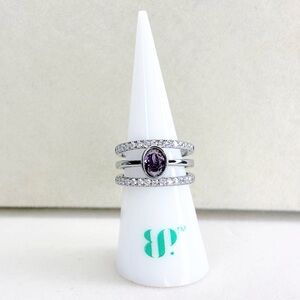 New Bomb Party “Glimmer of Sparkle” Ring Size 7 RG74500